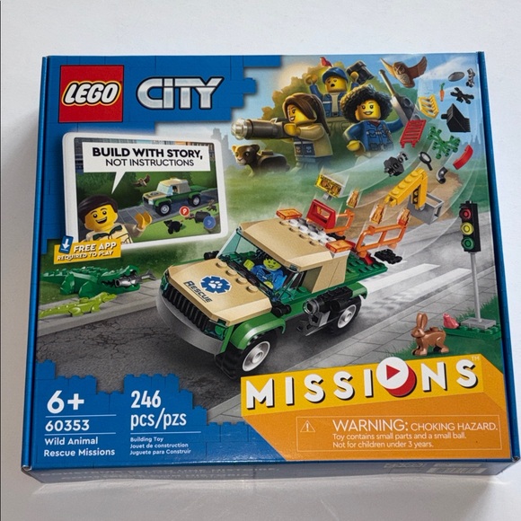 LEGO CITY: Wild Animal Rescue Missions (60353) NEW IN FACTORY SEALED BOX - Picture 2 of 15